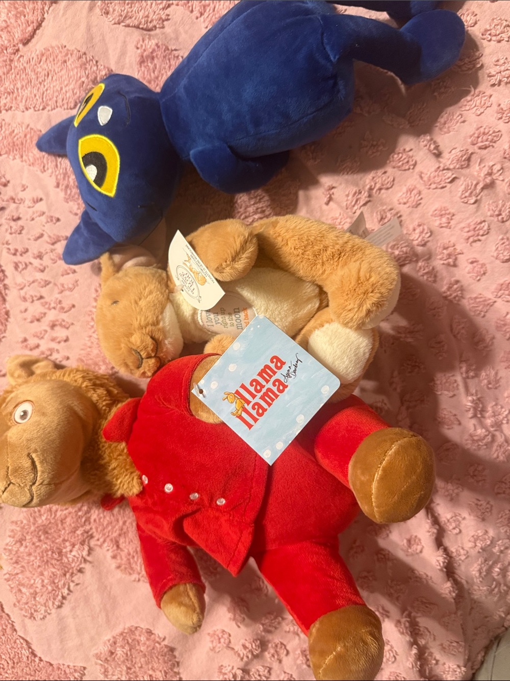 Kohls Kids Blue, Brown, and Red Plush Toy - Classic Kids Stuffed Animal